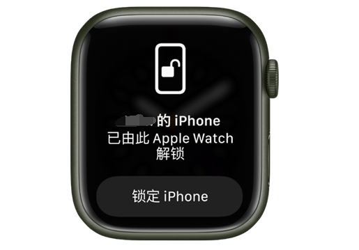 乌当苹果手机维修分享用 AppleWatch 解锁配备面容 ID 的 iPhone方法 